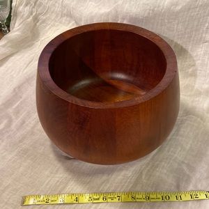 Vintage Jens Quistgaard Dansk Teak 12” Salad Bowl Scandinavian modern 1960s